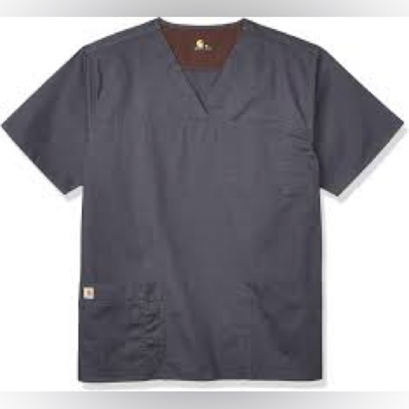 Carhartt gray rip stop scrub top size medium - Picture 1 of 7